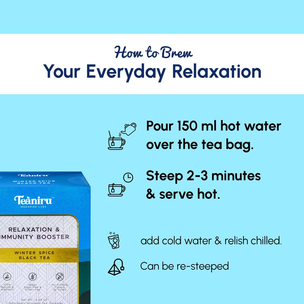 How to brew Winter Spice Black Tea